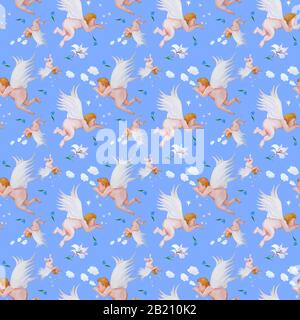 Cloud Animal Babies Gift Wrap