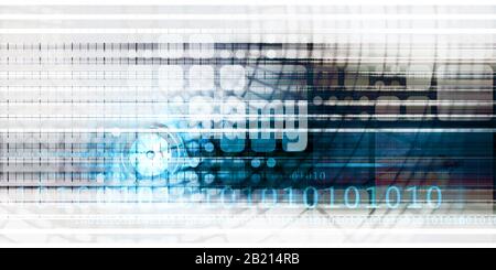 Extended Reality Virtual Environment Interpolated Background Concept Stock Photo