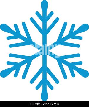 Vector snowflakes Icon template black color editable. Vector snowflakes Icon symbol Flat vector illustration for graphic and web design. Stock Vector