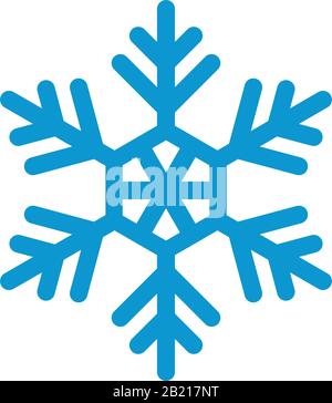 Vector snowflakes Icon template black color editable. Vector snowflakes Icon symbol Flat vector illustration for graphic and web design. Stock Vector