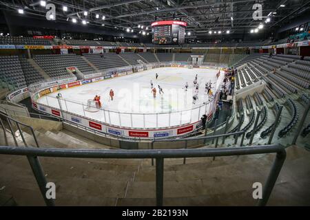 Biel Tissot Arena ice hockey Switzerland. 04th Mar 2021