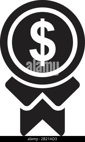Employee of the month, talent award Icon template black color editable. Employee of the month, talent award Icon symbol Flat vector illustration for g Stock Vector