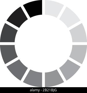 Vector Loading Icon template black color editable. Vector Loading Icon symbol Flat vector illustration for graphic and web design. Stock Vector