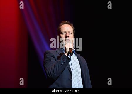 February 27, 2020, Virginia Beach, Virginia, USA: JEFF STILSON brings the laughs to the folks at  the  Sandler Center  in Virginia Beach, Virginia  on 27  February 2020..photo Â©Jeff Moore (Credit Image: © Jeff Moore/ZUMA Wire) Stock Photo