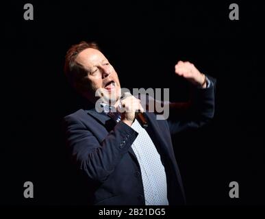 February 27, 2020, Virginia Beach, Virginia, USA: JEFF STILSON brings the laughs to the folks at  the  Sandler Center  in Virginia Beach, Virginia  on 27  February 2020..photo Â©Jeff Moore (Credit Image: © Jeff Moore/ZUMA Wire) Stock Photo