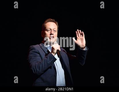 February 27, 2020, Virginia Beach, Virginia, USA: JEFF STILSON brings the laughs to the folks at  the  Sandler Center  in Virginia Beach, Virginia  on 27  February 2020..photo Â©Jeff Moore (Credit Image: © Jeff Moore/ZUMA Wire) Stock Photo