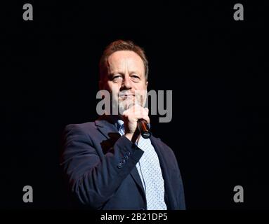 February 27, 2020, Virginia Beach, Virginia, USA: JEFF STILSON brings the laughs to the folks at  the  Sandler Center  in Virginia Beach, Virginia  on 27  February 2020..photo Â©Jeff Moore (Credit Image: © Jeff Moore/ZUMA Wire) Stock Photo