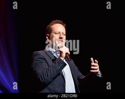 February 27, 2020, Virginia Beach, Virginia, USA: JEFF STILSON brings the laughs to the folks at  the  Sandler Center  in Virginia Beach, Virginia  on 27  February 2020..photo Â©Jeff Moore (Credit Image: © Jeff Moore/ZUMA Wire) Stock Photo