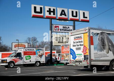 U Haul moving trucks Stock Photo 43765489 Alamy