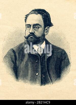 Emile Zola. Full name Emile Edouard Charles Antoine Zola