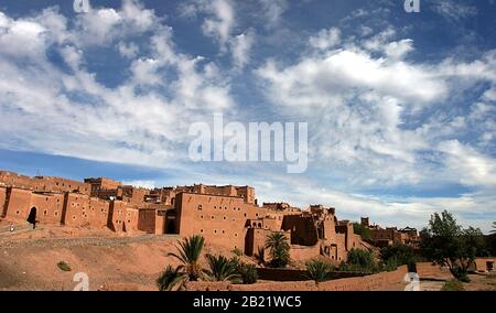 Kasbah Amridil near Skoura on the edge of the Sahara Desert in Morocco. Stock Photo