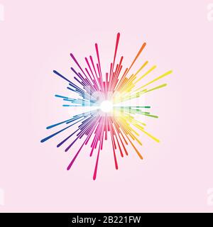 Dynamic sound wave abstract background, stock vector Stock Vector