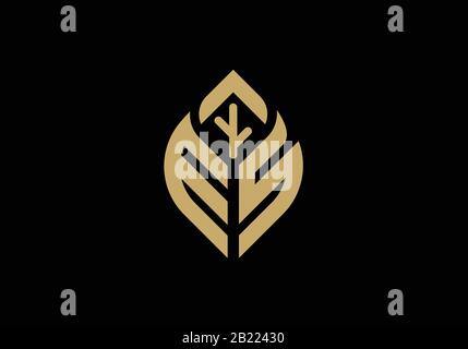Custom Initial letter E and S in a leaf sign, Gardening or farming logo concept. Stock Vector