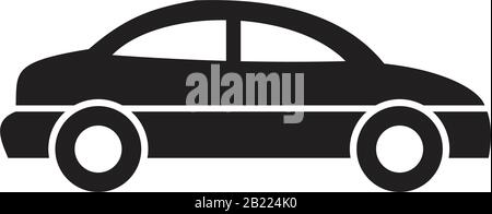 Car Icon template black color editable. Car icon symbol Flat vector illustration for graphic and web design. Stock Vector
