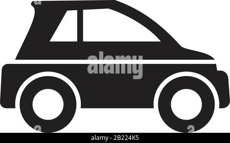 Car Icon template black color editable. Car icon symbol Flat vector illustration for graphic and web design. Stock Vector