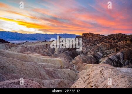 death valley zabriskie point Stock Photo