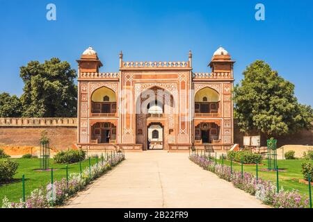 Front gate of Tomb of Itimad-ud-Daulah in agra, india Stock Photo