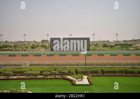Riyadh, Saudi Arabia. 29th Feb, 2020. The track is set for the inaugural Saudi Cup, set to feature the world's richest race with a prize purse of $20 million Credit: Feroz Khan/Alamy Live News Stock Photo