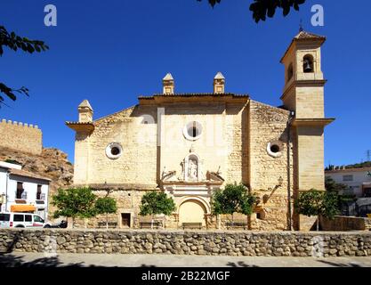 Front view of San Juan church, Antequera, Spain. Stock Photo