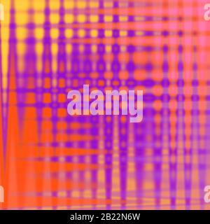 Abstract neon magenta red purple digitally generated waves background Stock Photo