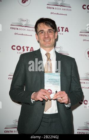 Arriving for the Costa Book Awards hosted at Quaglino’s 28.01.20 Featuring: Jack Fairweather Where: London, United Kingdom When: 29 Jan 2020 Credit: WENN.com Stock Photo