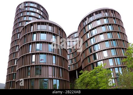 Copenhagen, Denmark - June 15, 2019: Axel Towers building Stock Photo