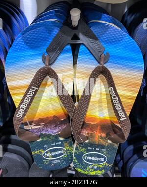 HAVAIANAS STORE IN RIO DE JANEIRO, BRAZIL Stock Photo