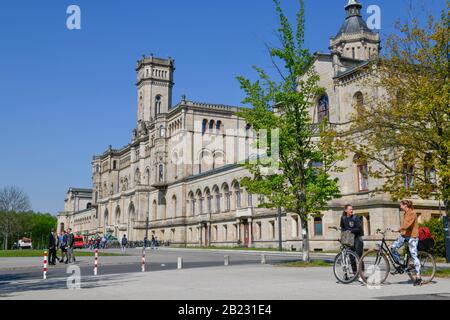 Gottfried Wilhelm Leibniz Universität Hannover, Hauptgebäude, Welfengarten, Hannover, Niedersachsen, Deutschland Stock Photo