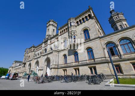 Gottfried Wilhelm Leibniz Universität Hannover, Hauptgebäude, Welfengarten, Hannover, Niedersachsen, Deutschland Stock Photo