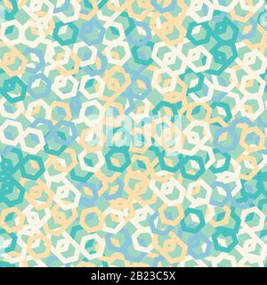 pastel hexagonal shapes seamless vector pattern Stock Vector