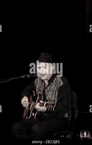 André Herzberg (DDR Rockband Pankow) bei der Leseung »Was aus uns geworden ist« im Apollo Theater Görlitz am 28.02.2020 Stock Photo