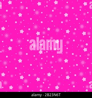 Colorful abstract background with silhouettes of falling snowflakes. Simple flat vector illustration. Stock Vector
