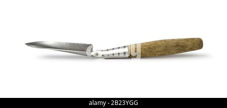 Small garden shovel isolated on white Stock Photo