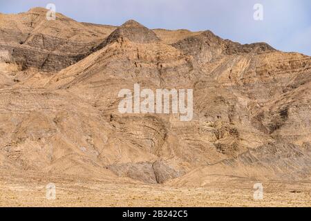 barren mountains on the rocky desert landscape Stock Photo
