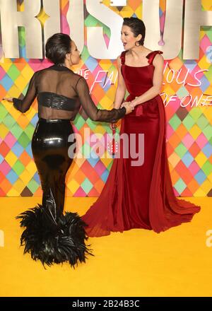 The World Premiere of 'Birds of Prey: And the Fantabulous Emancipation of One Harley Quinn' held at the Odeon BFI IMAX Waterloo - Arrivals Featuring: Mary Elizabeth Winstead, Jurnee Smollett-Bell Where: London, United Kingdom When: 29 Jan 2020 Credit: Mario Mitsis/WENN.com Stock Photo