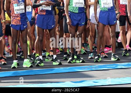 Tokyo, Japan. 1st Mar, 2020. General view Marathon : Tokyo Marathon 2020 in Tokyo, Japan . Credit: AFLO SPORT/Alamy Live News Stock Photo