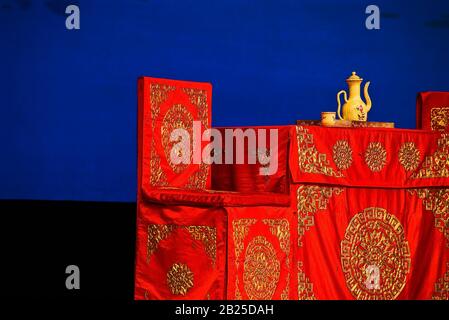 Sets on the Beijing Opera, China Stock Photo