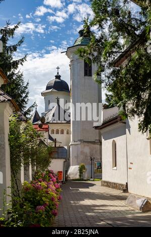 Romanian sacral architecture. Old orthodox church. Romania. Stock Photo