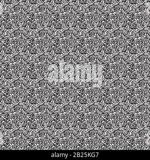 Seamless pattern in two colours Stock Vector