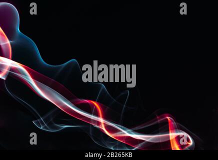 Colourful smoke forms, abstract image for design pusposes Stock Photo