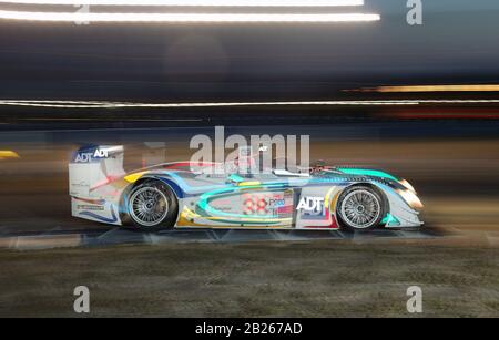 ADT Champion Racing Audi R8 racing in the 2003 Sebring 12 hour