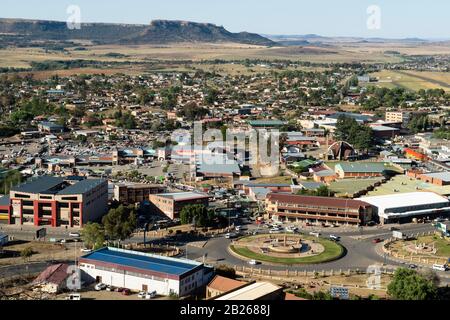 Cityscape, Maseru, Lesotho Stock Photo