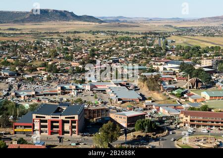 Cityscape, Maseru, Lesotho Stock Photo