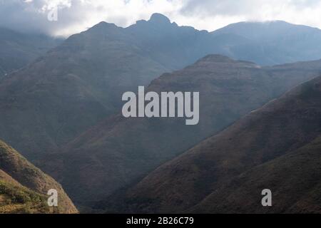 Mountain scenery, Ts'ehlanyane National Park, Lesotho Stock Photo