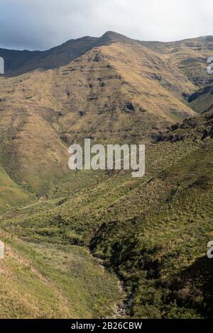 Mountain scenery, Ts'ehlanyane National Park, Lesotho Stock Photo