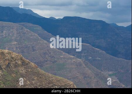 Mountain scenery, Ts'ehlanyane National Park, Lesotho Stock Photo