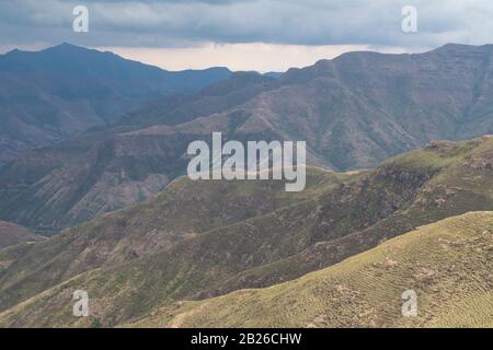 Mountain scenery, Ts'ehlanyane National Park, Lesotho Stock Photo