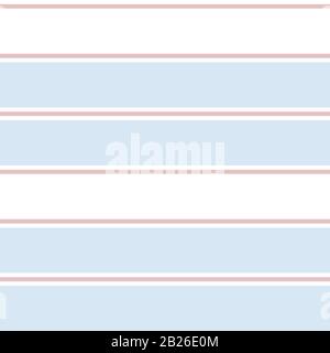 Colourful Classic Fashion Stripe Pattern - This is a classic horizontal striped pattern suitable for shirt printing, textiles, jersey, jacquard patter Stock Vector