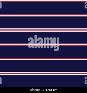 Colourful Classic Fashion Stripe Pattern - This is a classic horizontal striped pattern suitable for shirt printing, textiles, jersey, jacquard patter Stock Vector