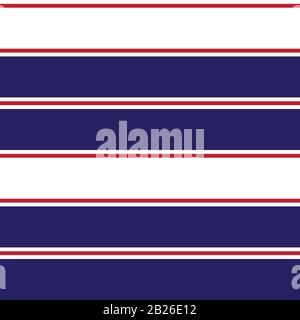 Colourful Classic Fashion Stripe Pattern - This is a classic horizontal striped pattern suitable for shirt printing, textiles, jersey, jacquard patter Stock Vector